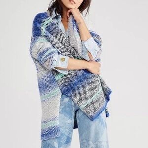 Free People Oversized Open-Front Cardigan Sweater NWOT